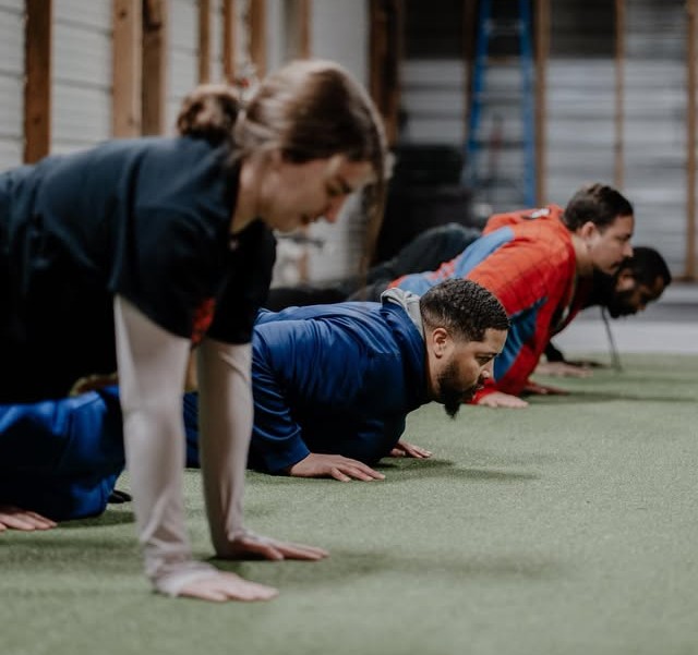 Wrestling Training Session